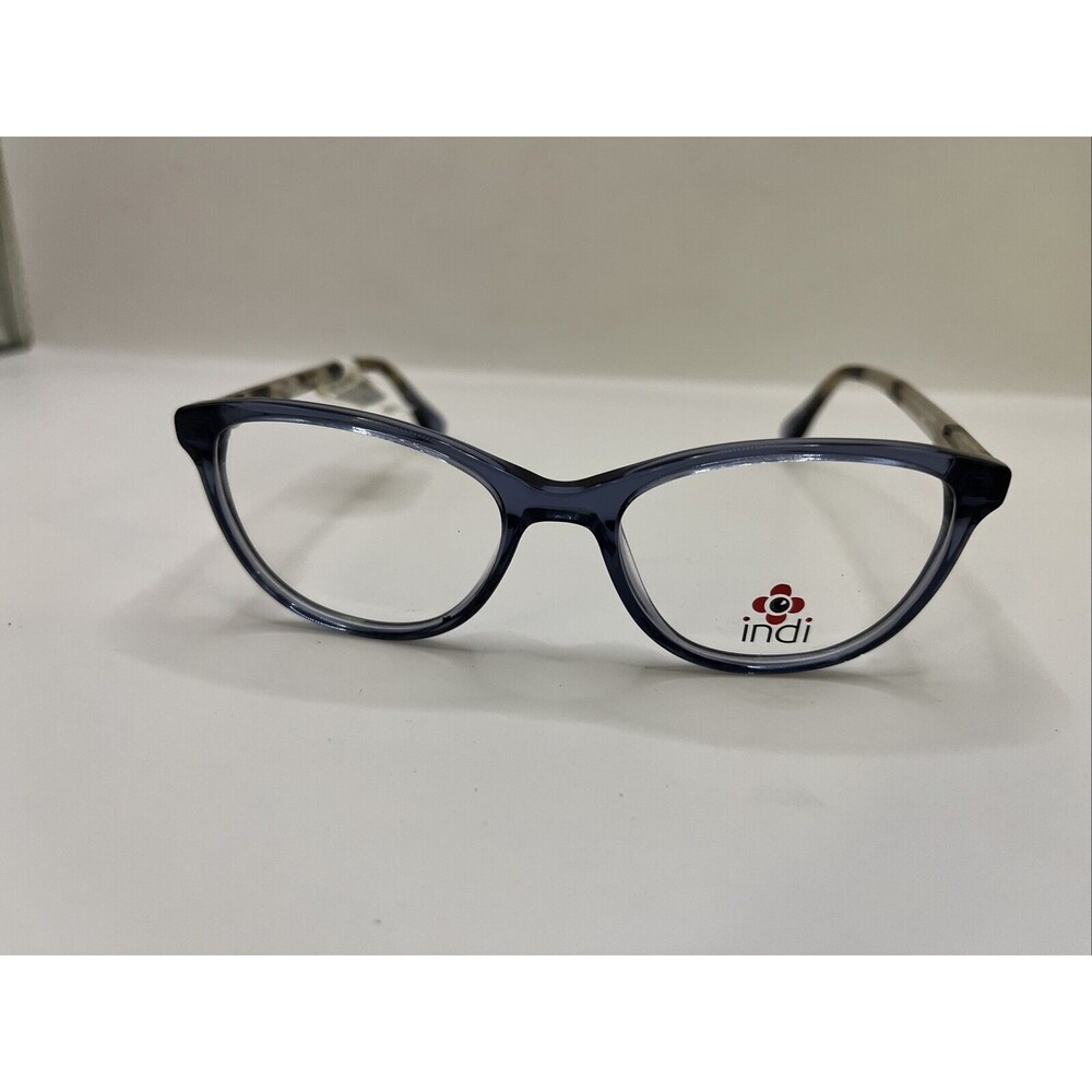 Indi Eyeglasses KG20200 (Blue) Designer Frames Only  Grey 48-16-135